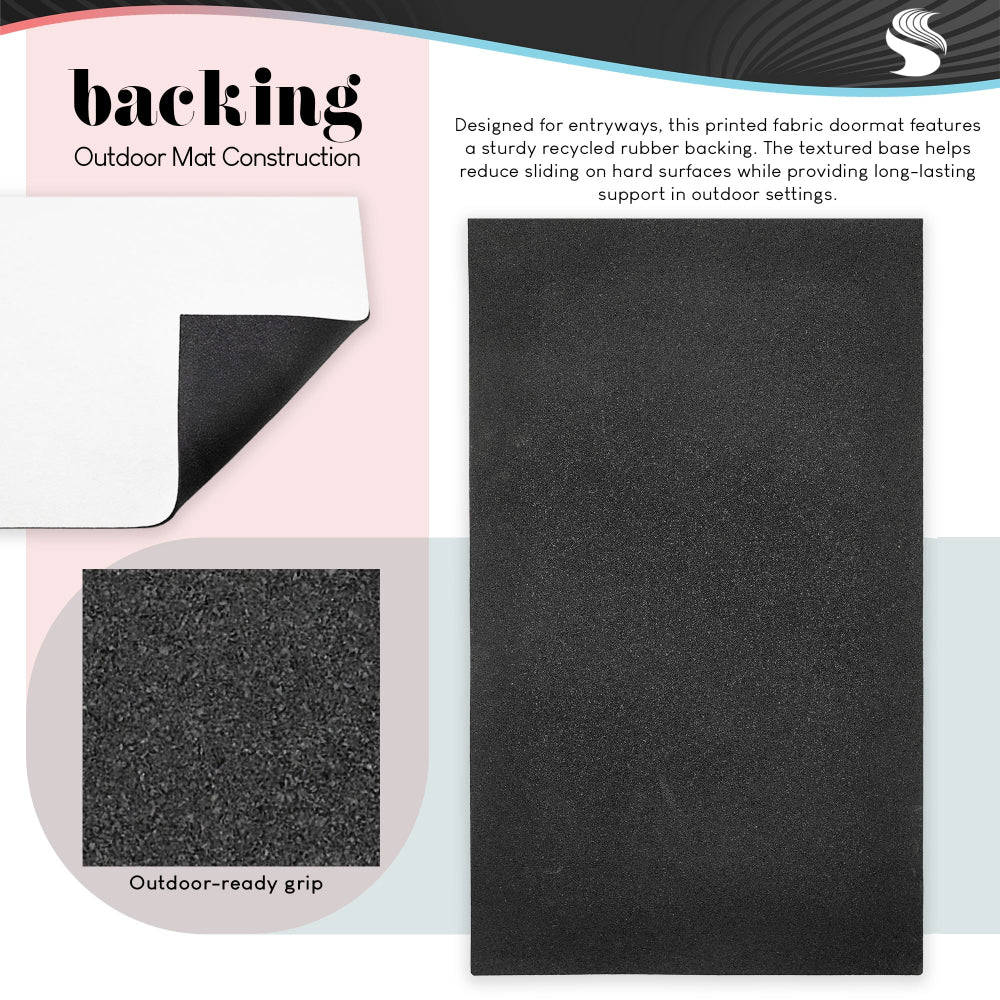 Paul Brent Santa Pool Float & Cocktail Unwoven Outdoor Door Mat