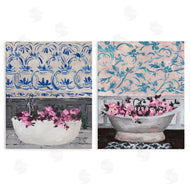 Melissa Wang | Flowers In Bath Tub Interior Design