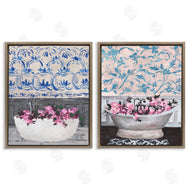 Melissa Wang | Flowers In Bath Tub Interior Design