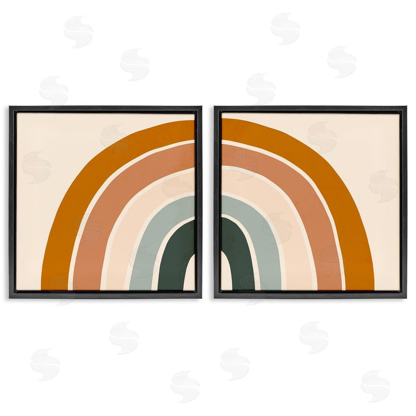 Victoria Borges | Asymmetric Warm Retro Rainbow