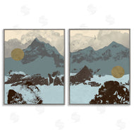 Jacob Green | Mountain Range over Abstract