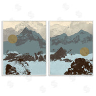 Jacob Green | Mountain Range over Abstract