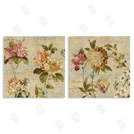 Deborah Devellier | Vintage French Floral with Script