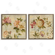 Deborah Devellier | Vintage French Floral with Script