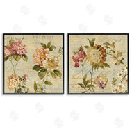 Deborah Devellier | Vintage French Floral with Script