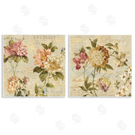Deborah Devellier | Vintage French Floral with Script