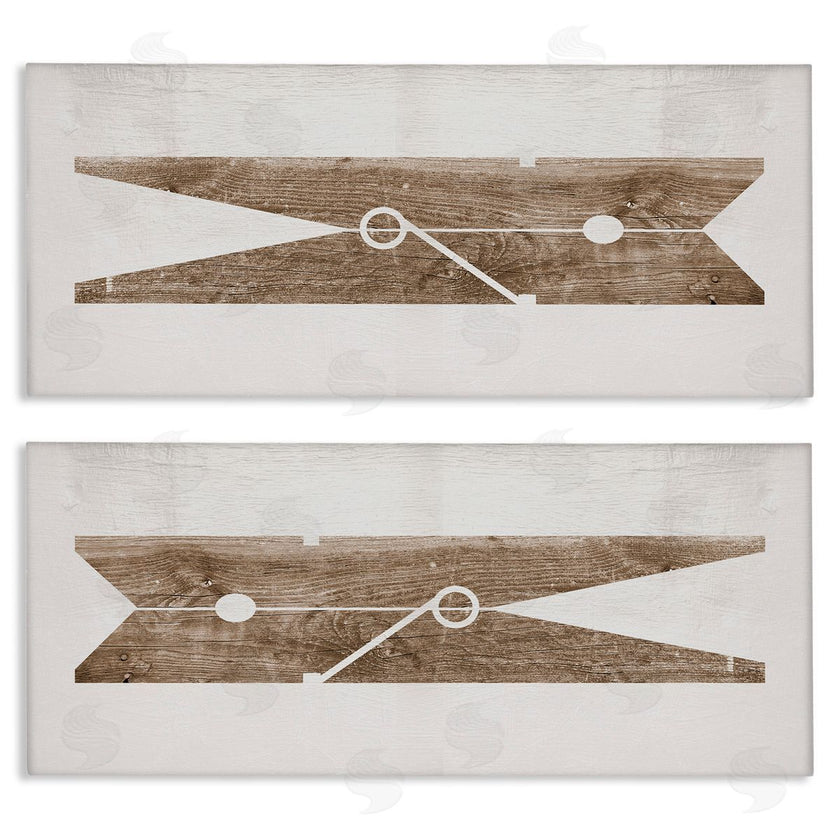 Stupell Studio | Minimal Laundry Clothespins