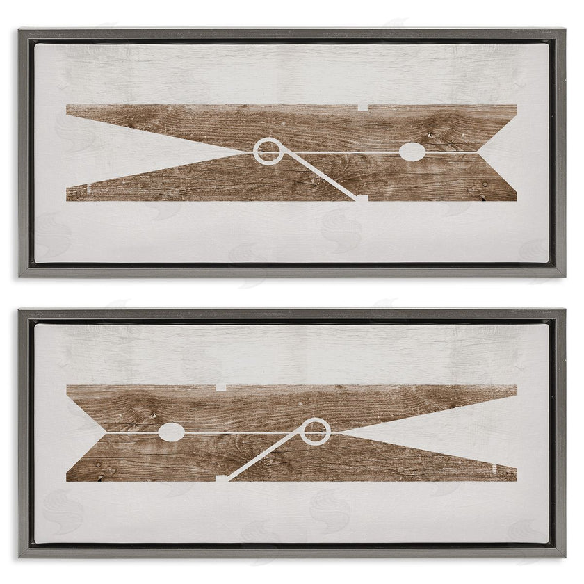 Stupell Studio | Minimal Laundry Clothespins