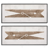 Stupell Studio | Minimal Laundry Clothespins