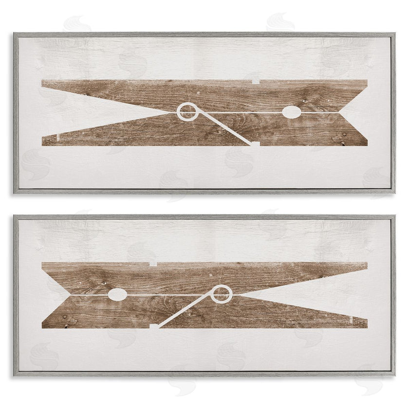 Stupell Studio | Minimal Laundry Clothespins
