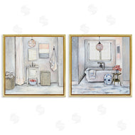 R. Rig | Bathroom Interior Soft Cottage Design