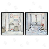 R. Rig | Bathroom Interior Soft Cottage Design