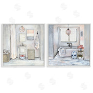 R. Rig | Bathroom Interior Soft Cottage Design