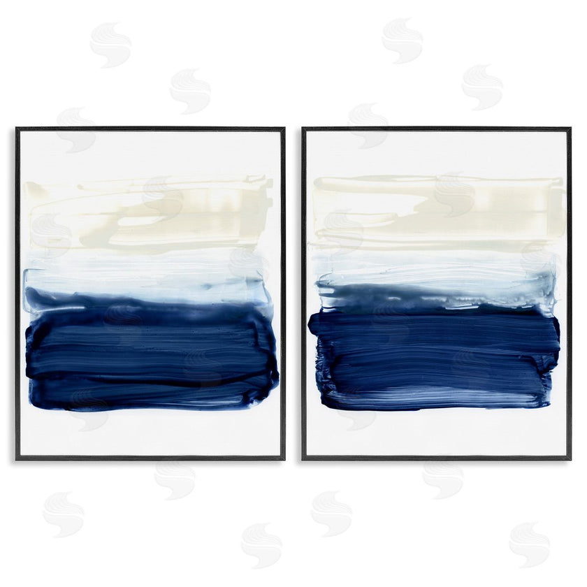 Victoria Barnes | Coastal Brushstrokes Abstract Beach