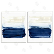 Victoria Barnes | Coastal Brushstrokes Abstract Beach