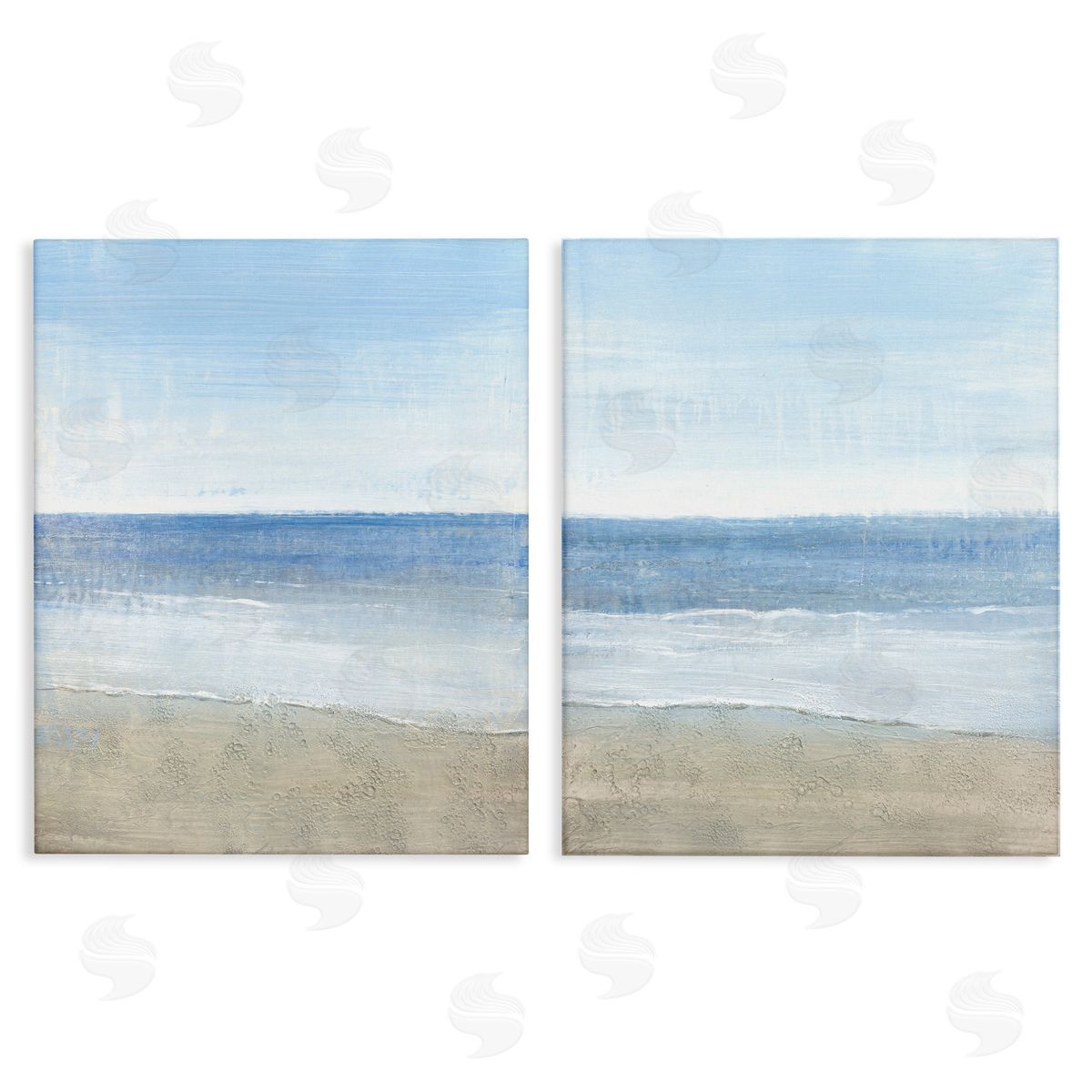 Coastal Seafoam Beach Waves Canvas Wall Art, Home Decor by Tim O'Toole
