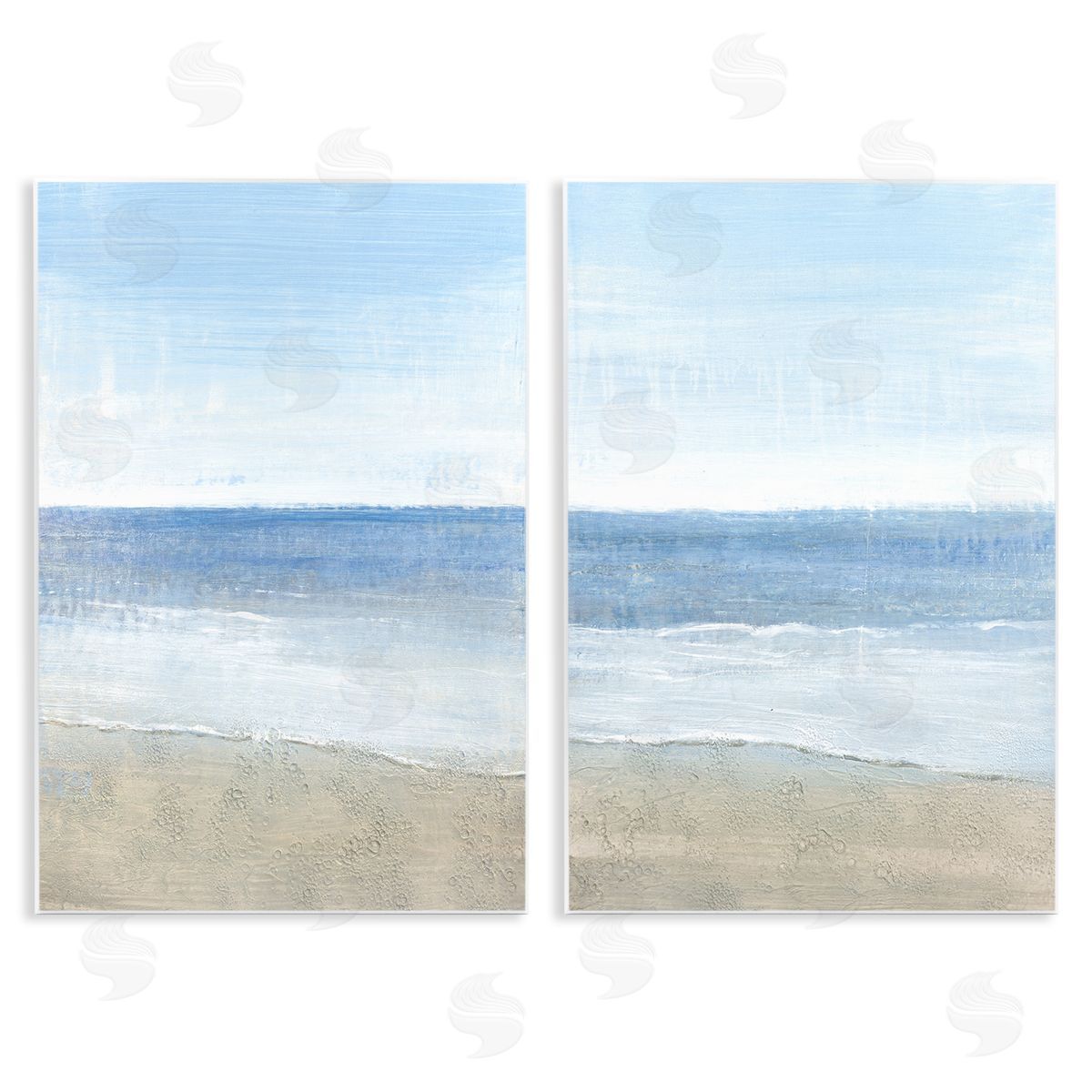 Coastal Seafoam Beach Waves Wood Plaque Wall Art, Home Decor by Tim O'Toole
