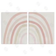 Leah Straatsma | Children's Soft Pastel Rainbow Shape