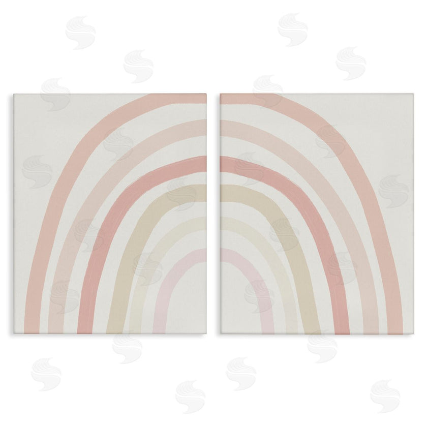 Leah Straatsma | Children's Soft Pastel Rainbow Shape