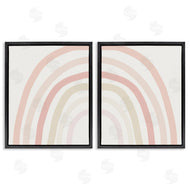 Leah Straatsma | Children's Soft Pastel Rainbow Shape