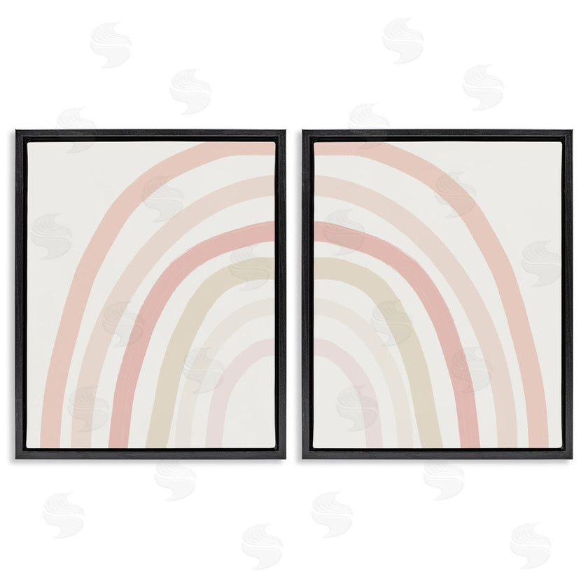 Leah Straatsma | Children's Soft Pastel Rainbow Shape
