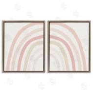 Leah Straatsma | Children's Soft Pastel Rainbow Shape