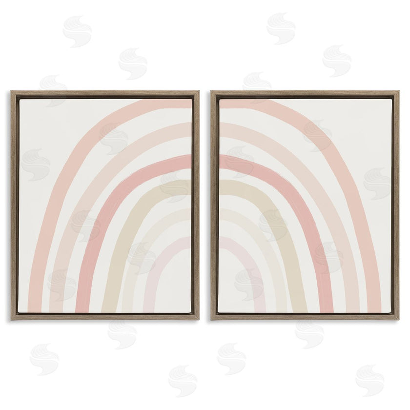 Leah Straatsma | Children's Soft Pastel Rainbow Shape