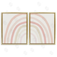 Leah Straatsma | Children's Soft Pastel Rainbow Shape
