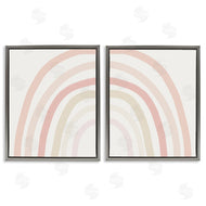Leah Straatsma | Children's Soft Pastel Rainbow Shape
