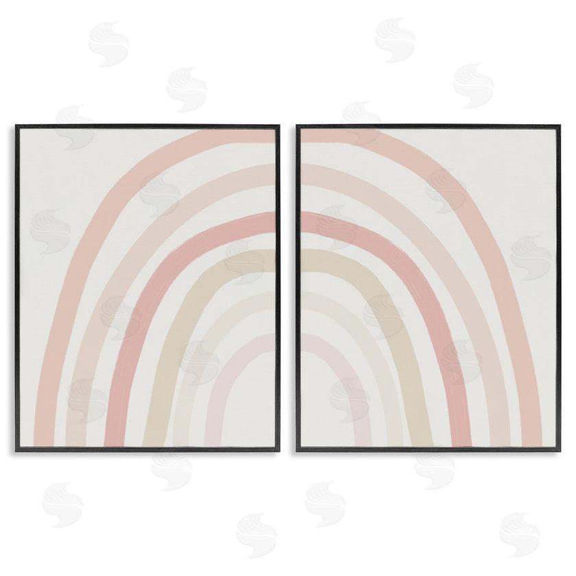 Leah Straatsma | Children's Soft Pastel Rainbow Shape