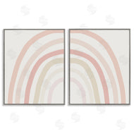Leah Straatsma | Children's Soft Pastel Rainbow Shape