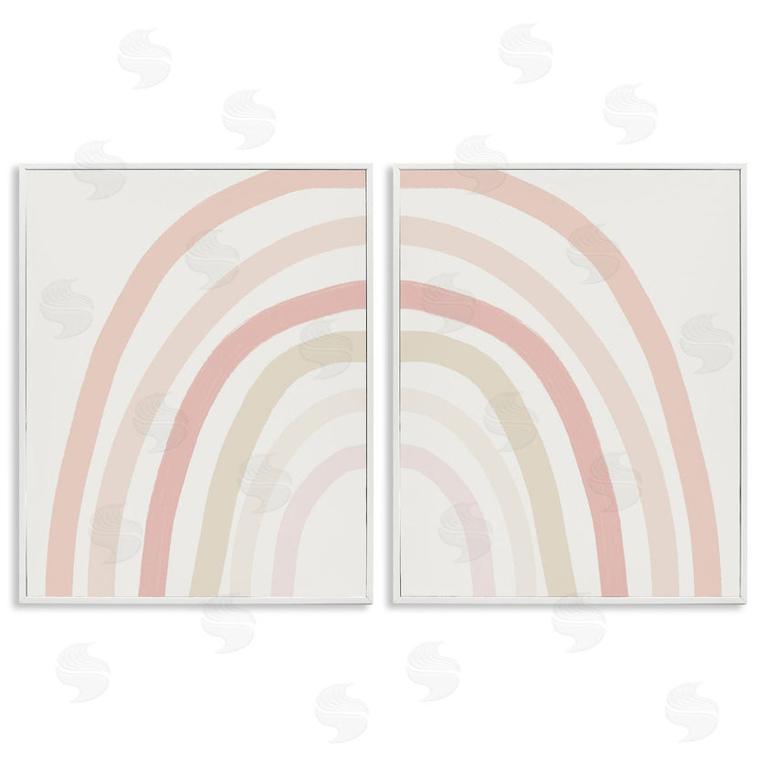 Leah Straatsma | Children's Soft Pastel Rainbow Shape