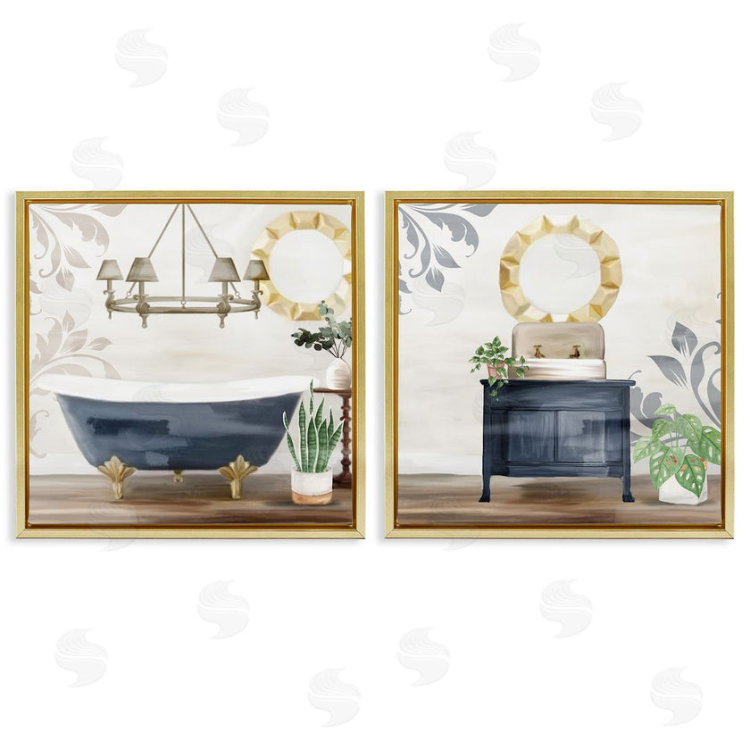 Kim Allen | Chic Bathroom Interior Still Life