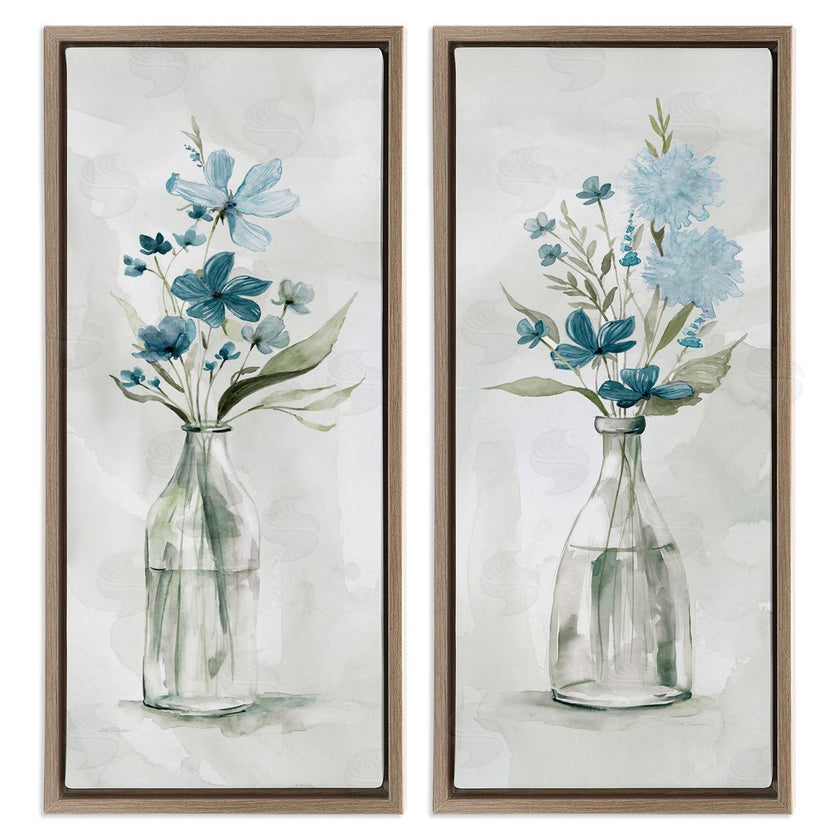 Carol Robinson | Elegant Indigo Lilac Flower Jars