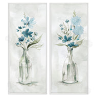 Carol Robinson | Elegant Indigo Lilac Flower Jars
