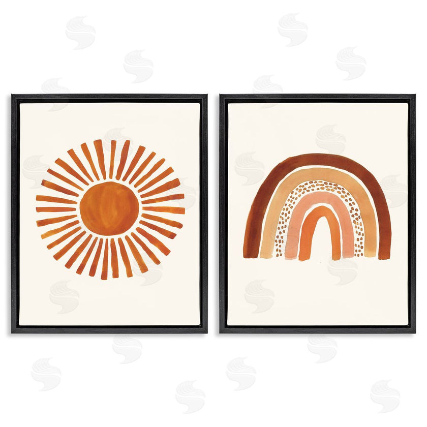 Heather McLaughlin | Orange Sun Patterned Rainbow Boho