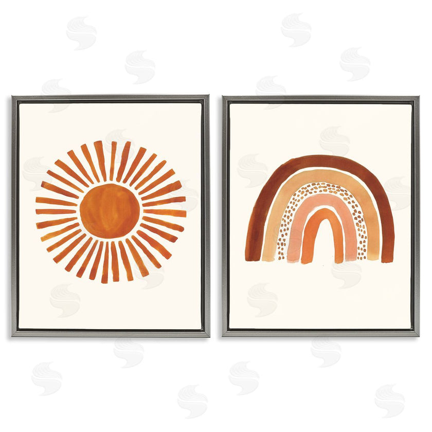 Heather McLaughlin | Orange Sun Patterned Rainbow Boho