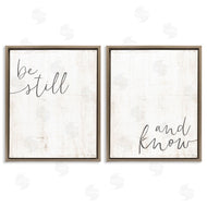 LUX + Me Designs | Be Still & Know Spiritual Calligraphy