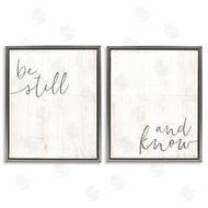 LUX + Me Designs | Be Still & Know Spiritual Calligraphy