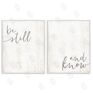 LUX + Me Designs | Be Still & Know Spiritual Calligraphy