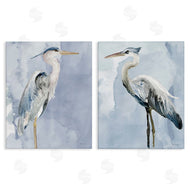 Stellar Design Studio | Heron Birds Standing Blue Sky