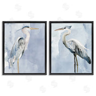 Stellar Design Studio | Heron Birds Standing Blue Sky