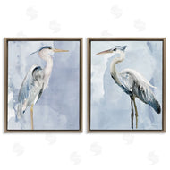 Stellar Design Studio | Heron Birds Standing Blue Sky