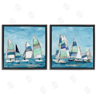 Katrina Craven | Soothing Sailboats Drifting Marina