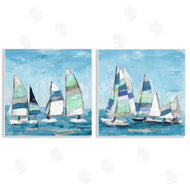 Katrina Craven | Soothing Sailboats Drifting Marina