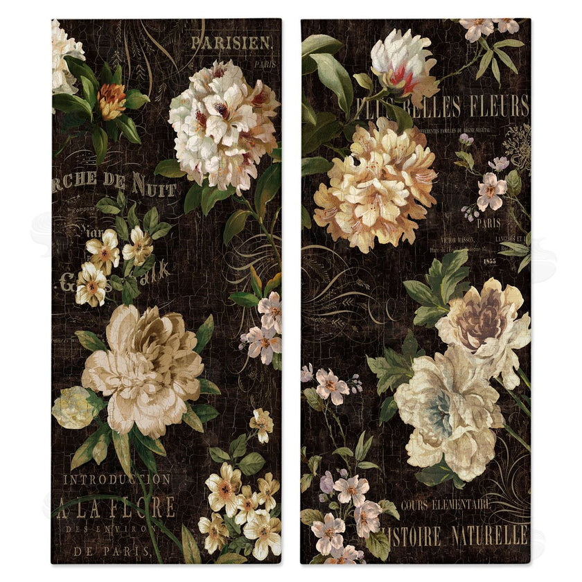 Deborah Devellier | Vintage French Typography Flowers