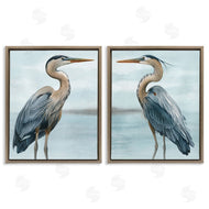 Grace Popp | Detailed Heron Bird Duo