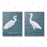 Michael Willett | White Egrets on Shore