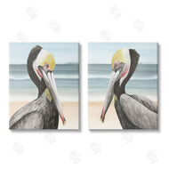 Grace Popp | Pelicans on Beach