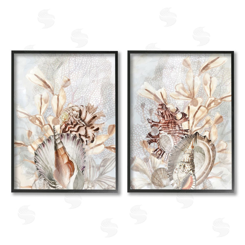 June Erica Vess | Grey & Beige Sea Life
